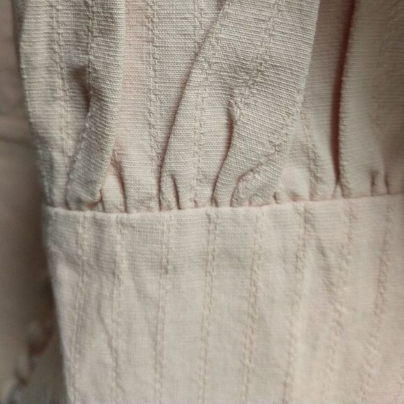 City Sleek Bridgerton-inspired Blush Pink Off The Shoulder Crop Top, size Large - Picture 8 of 10